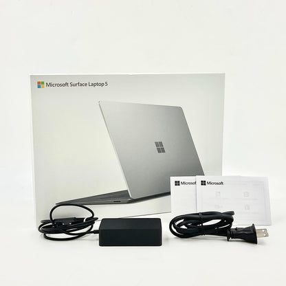 【全額返金保証】【最速発送】Microsoft Surface Laptop 5 1950 Intel Core i5-1235U 8GB SSD 512GB 94% 美品 動作確認済