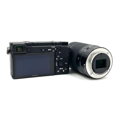 【全額返金保証】【最速発送】Sony デジタル一眼 α6400 ILCE-6400Y ダブルズームレンズキット ブラック 超美品 動作確認済