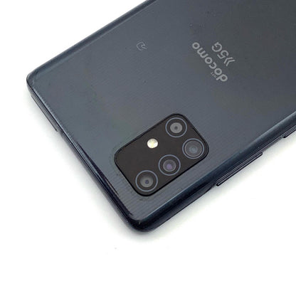 【全額返金保証】【最速発送】SAMSUNG Galaxy A51 5G 128GB プリズム ブリックス ブラック docomo SC-54A 動作確認済