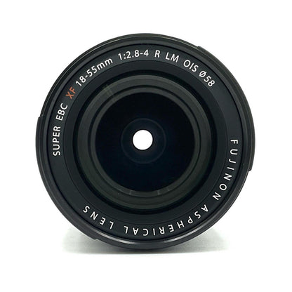【全額返金保証】【最速発送】FUJIFILM フジノンレンズ XF18-55mmF2.8-4 R LM OIS 動作確認済