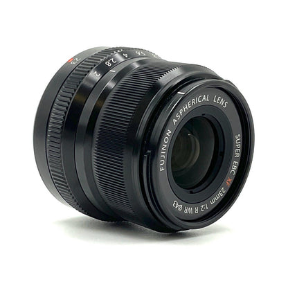 【全額返金保証】【最速発送】FUJIFILM フジノンレンズ XF23mmF2 R WR [ブラック] 動作確認済