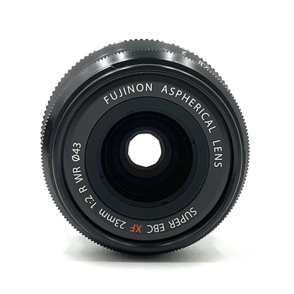 【全額返金保証】【最速発送】FUJIFILM フジノンレンズ XF23mmF2 R WR [ブラック] 動作確認済