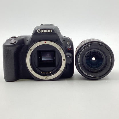 【全額返金保証】【最速発送】Canon デジタル一眼 EOS Kiss X9 EF-S 18-55 F4-5.6 IS STM レンズキット  ブラック 美品 動作確認済