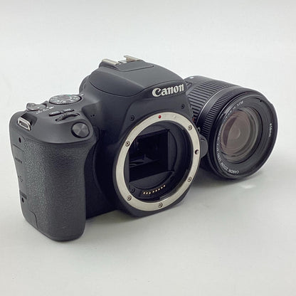 【全額返金保証】【最速発送】Canon デジタル一眼 EOS Kiss X9 EF-S 18-55 F4-5.6 IS STM レンズキット  ブラック 美品 動作確認済