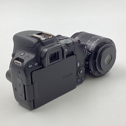 【全額返金保証】【最速発送】Canon デジタル一眼 EOS Kiss X9 EF-S 18-55 F4-5.6 IS STM レンズキット  ブラック 美品 動作確認済