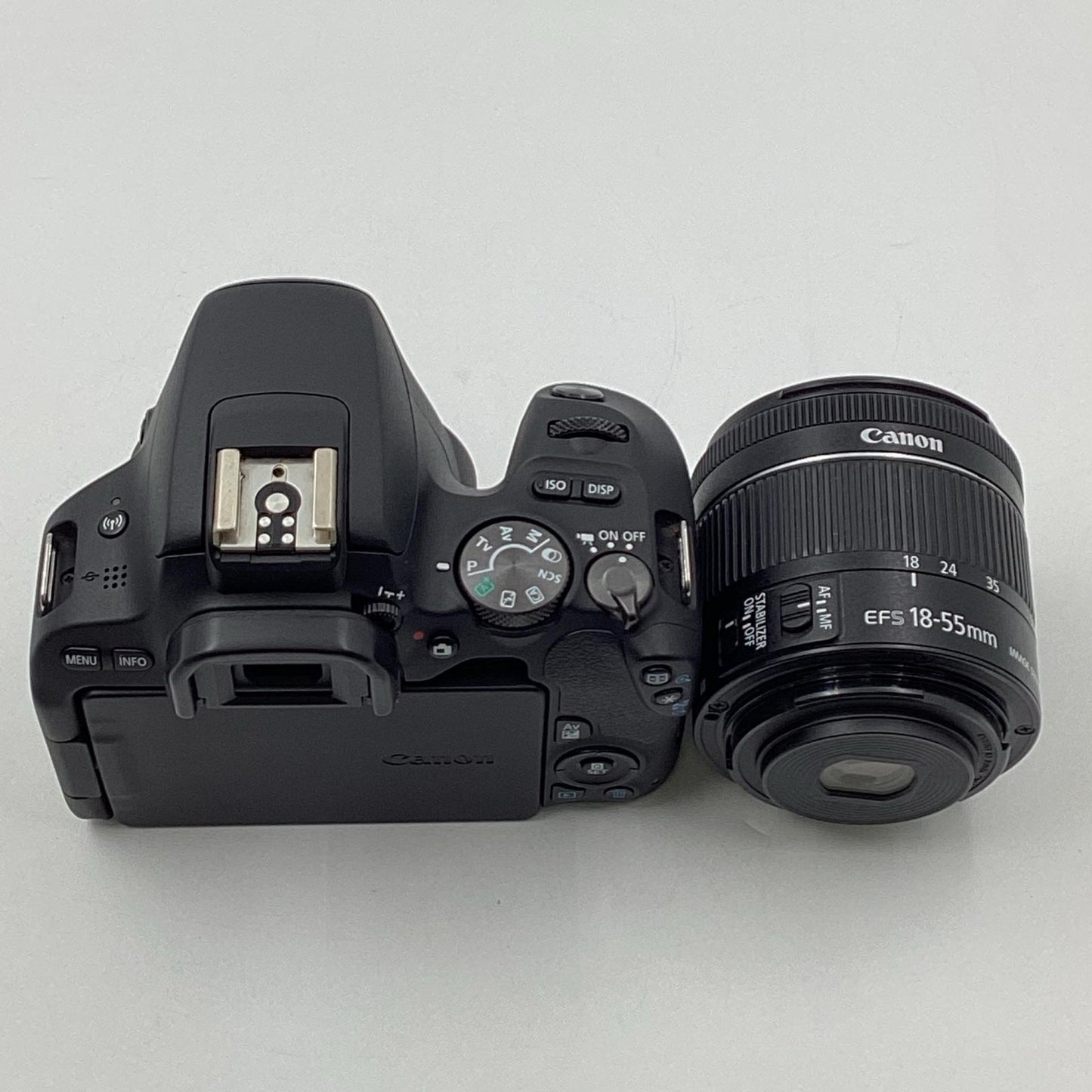 【全額返金保証】【最速発送】Canon デジタル一眼 EOS Kiss X9 EF-S 18-55 F4-5.6 IS STM レンズキット  ブラック 美品 動作確認済