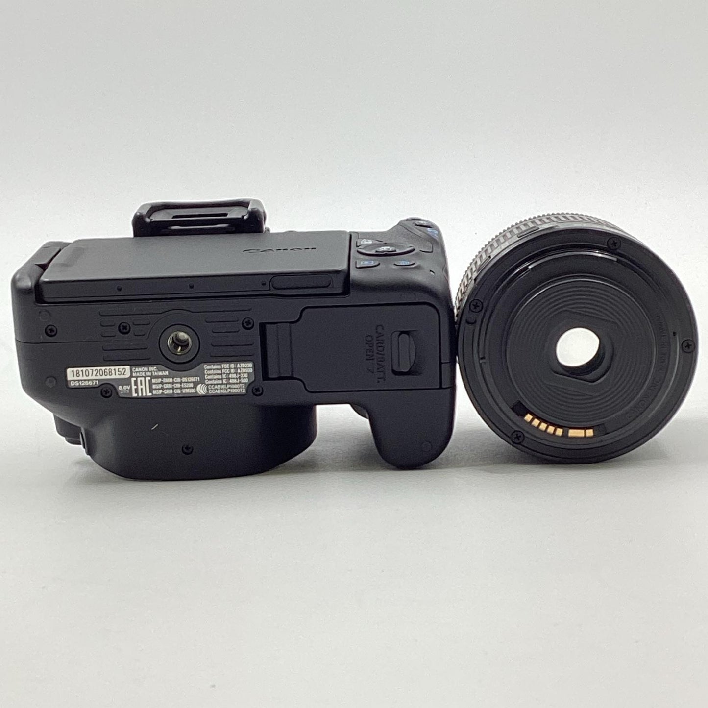 【全額返金保証】【最速発送】Canon デジタル一眼 EOS Kiss X9 EF-S 18-55 F4-5.6 IS STM レンズキット  ブラック 美品 動作確認済