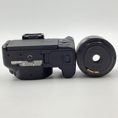 【全額返金保証】【最速発送】Canon デジタル一眼 EOS Kiss X9 EF-S 18-55 F4-5.6 IS STM レンズキット  ブラック 美品 動作確認済