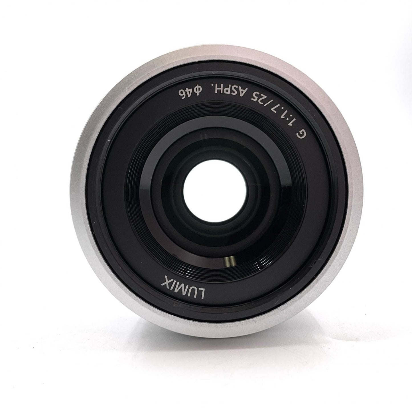 【最速発送】Panasonic LUMIX G 25mm/F1.7 ASPH. H-H025-S [シルバー]【難有】