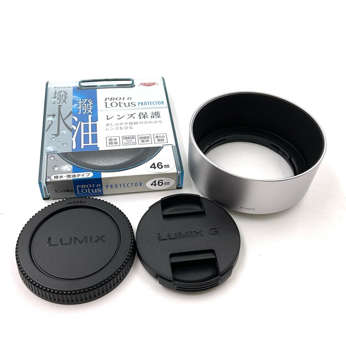 【最速発送】Panasonic LUMIX G 25mm/F1.7 ASPH. H-H025-S [シルバー]【難有】