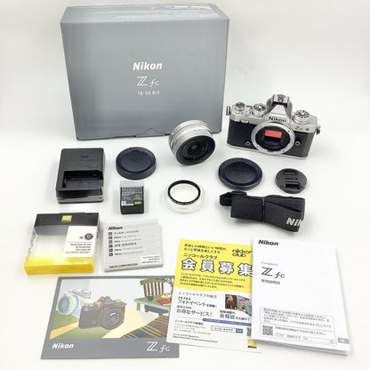 【全額返金保証】【最速発送】Nikon デジタル一眼 Z fc 16-50 VR レンズキット シルバー 超美品 動作確認済