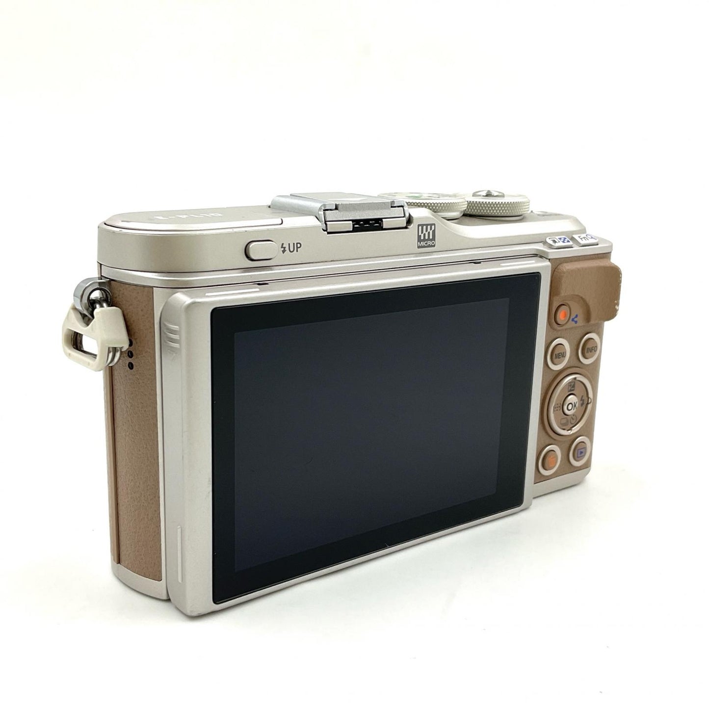 【全額返金保証】【最速発送】OLYMPUS デジタル一眼 PEN E-PL10 ボディ ブラウン 動作確認済