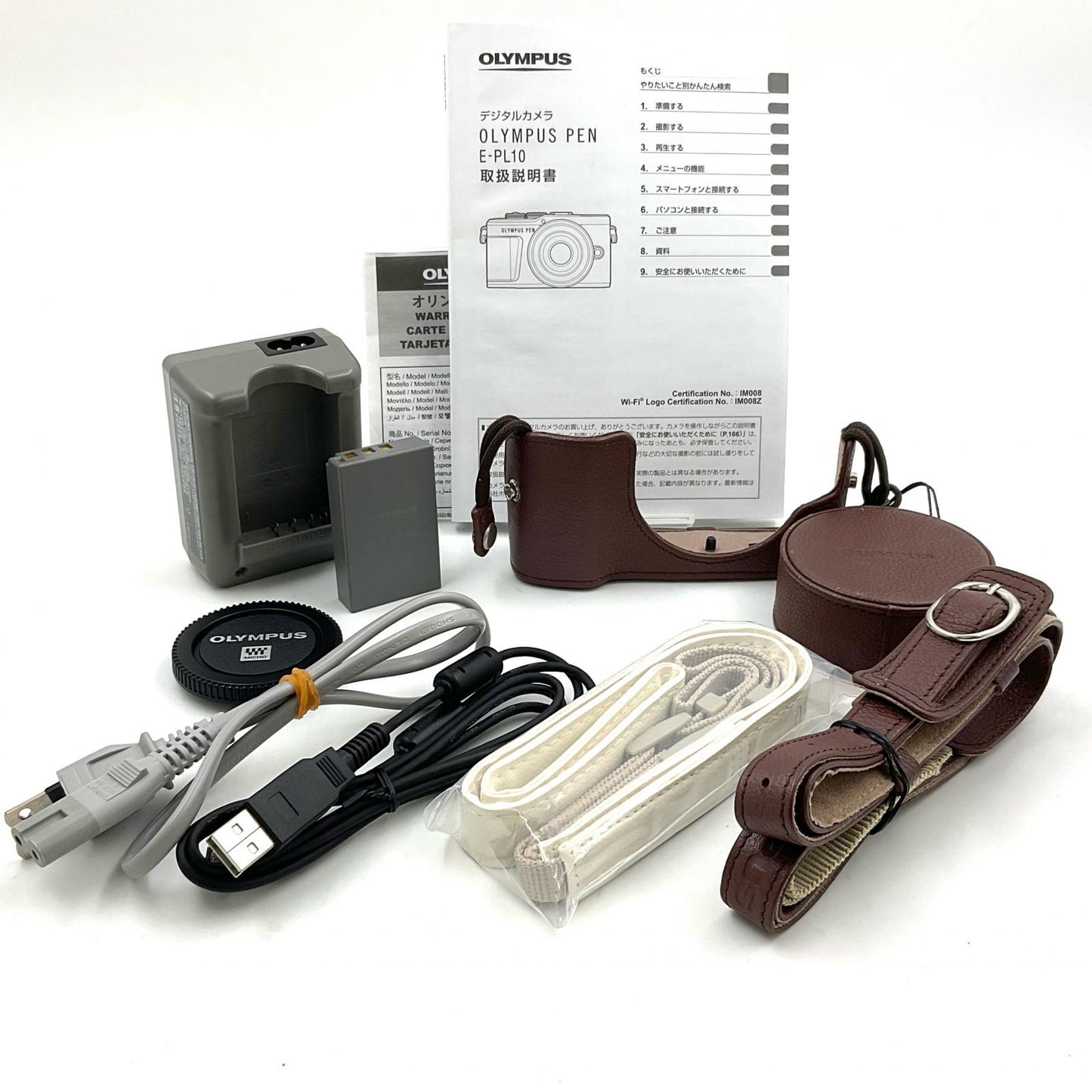 【全額返金保証】【最速発送】OLYMPUS デジタル一眼 PEN E-PL10 ボディ ブラウン 動作確認済