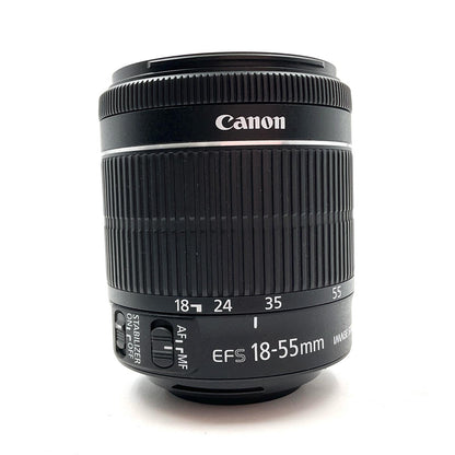 【全額返金保証】【最速発送】Canon EF-S18-55mm F3.5-5.6 IS STM 美品 動作確認済
