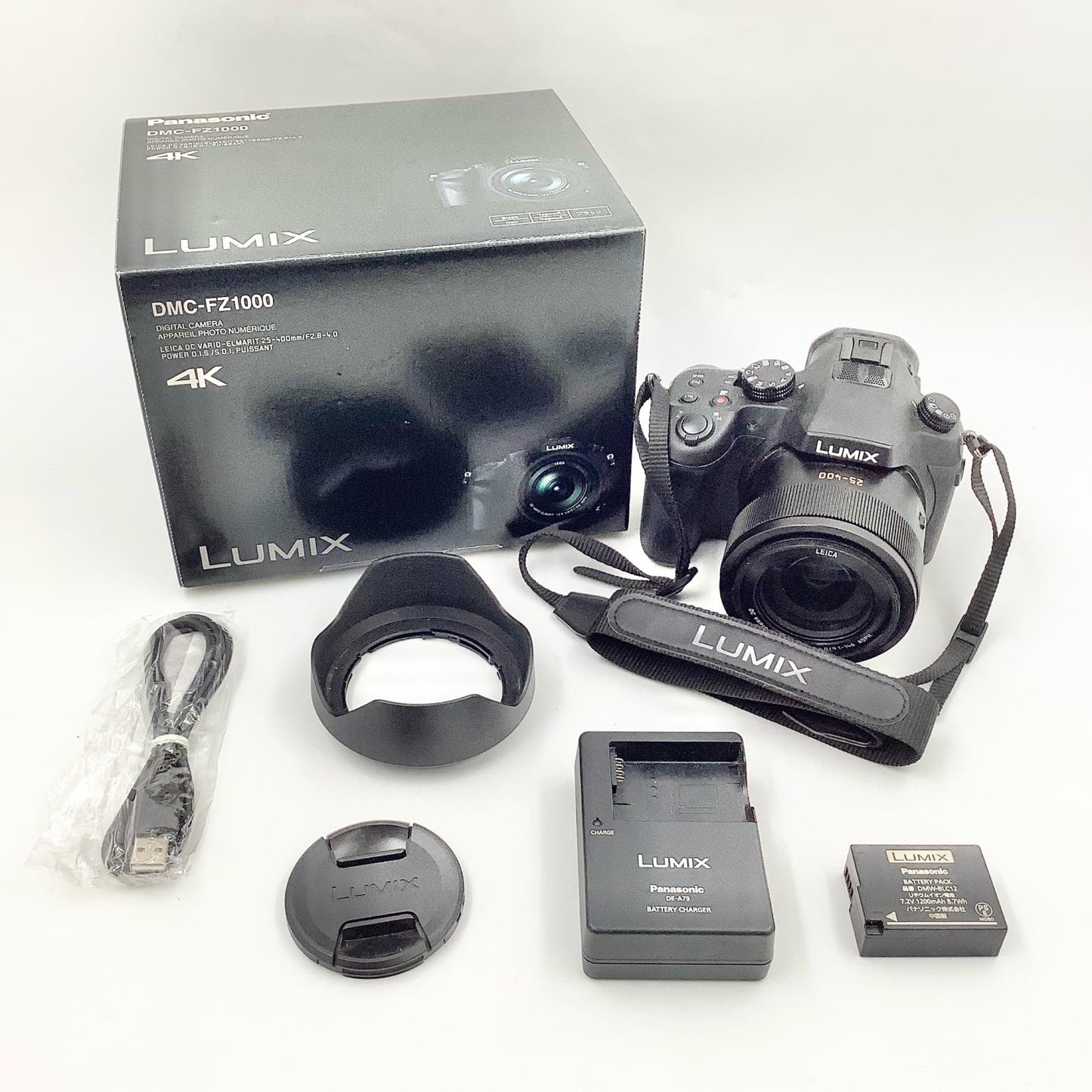 【全額返金保証】【最速発送】Panasonic コンパクトデジタルカメラ LUMIX DMC-FZ1000 動作確認済