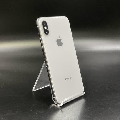 【全額返金保証】【最速発送】Apple iPhone iPhone X 64GB シルバー Softbank 白ロム 動作確認済 76%