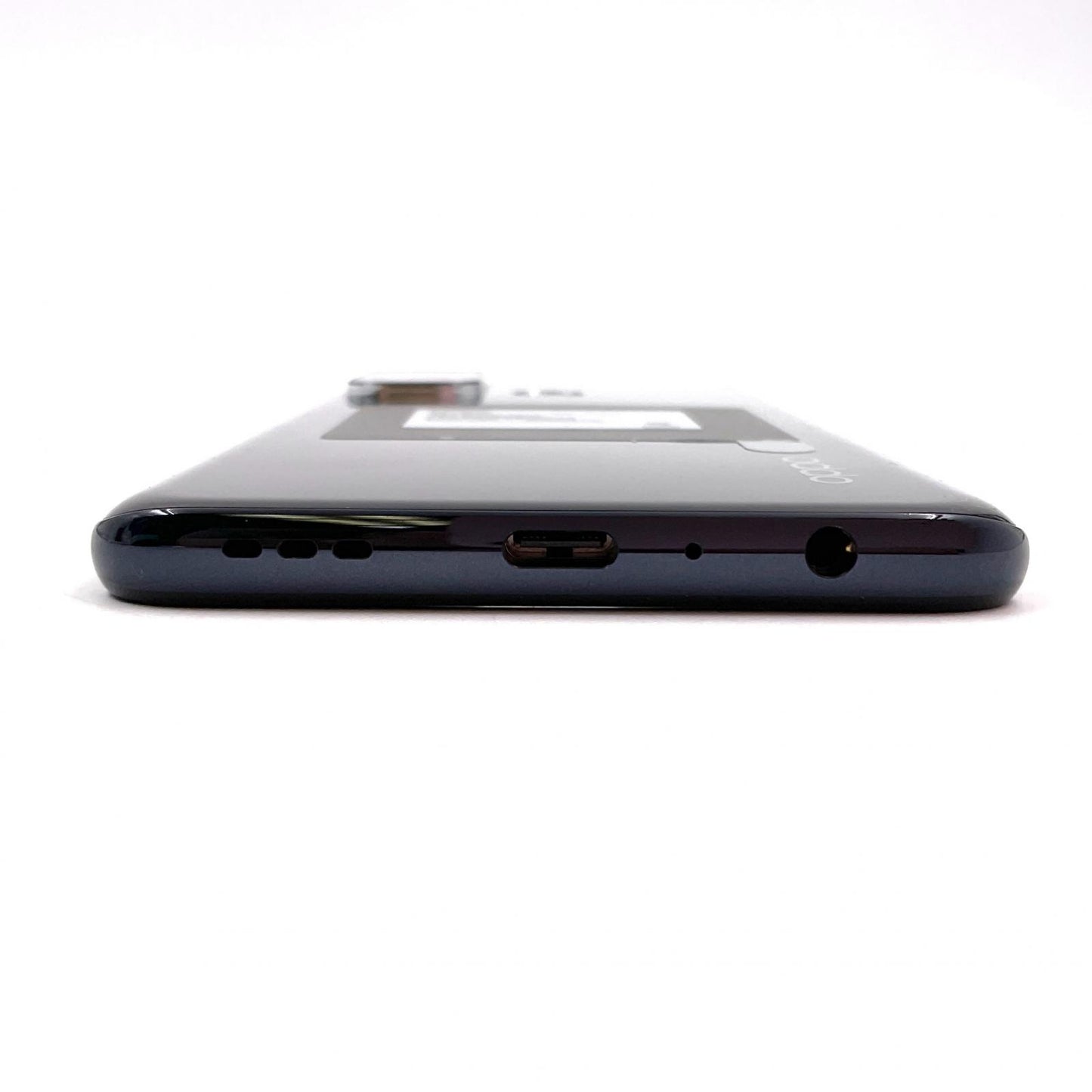 【全額返金保証】【最速発送】OPPO Reno 5 A 128GB シルバーブラック SIMフリー CPH2199 動作確認済