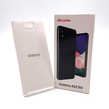 【全額返金保証】【最速発送】SAMSUNG Galaxy A22 5G 64GB ブラック SIMフリー SC-56B 新品未開封 即納OK