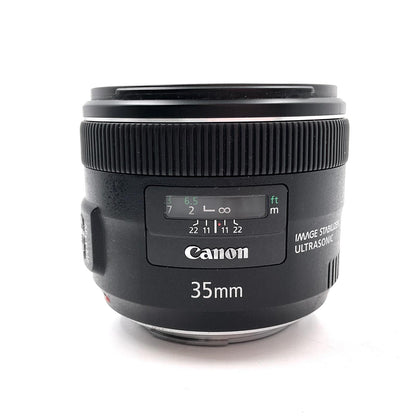 【全額返金保証】【最速発送】Canon EF35mm F2 IS USM 超美品 動作確認済