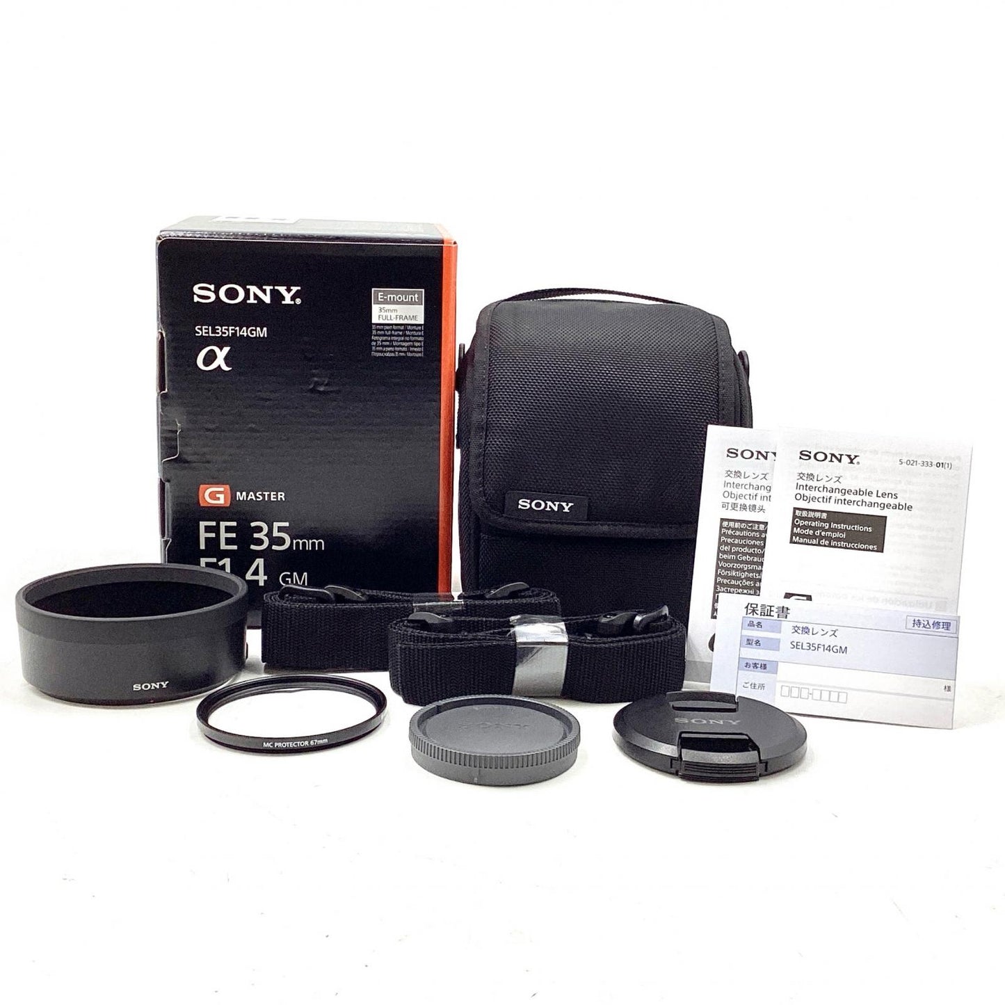 【全額返金保証】【最速発送】Sony FE 35mm F1.4 GM SEL35F14GM 美品 動作確認済
