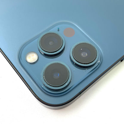 【全額返金保証】【最速発送】Apple iPhone iPhone Pro Max 12 Pro Max 256GB パシフィックブルー au 白ロム 動作確認済 75%