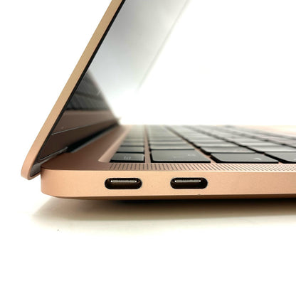 【全額返金保証】【最速発送】Apple MacBook Air 13.3インチ 2020 M1 8コア 8GB SSD 256GB ゴールド 91% 動作確認済