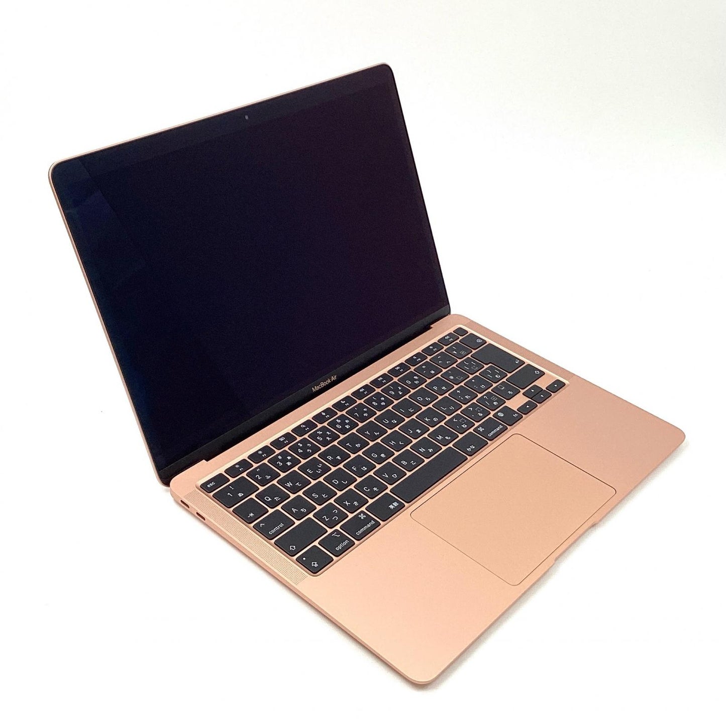 【全額返金保証】【最速発送】Apple MacBook Air 13.3インチ 2020 M1 8コア 8GB SSD 512GB ゴールド 100% 美品 動作確認済