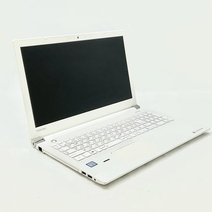 【全額返金保証】【最速発送】TOSHIBA dynabook T55 T55/DW PT55DWP-BJA2 intel core i3-7100U 4GB HDD 1TB 15% 動作確認済