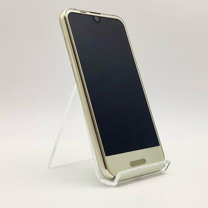 【全額返金保証】【最速発送】SHARP AQUOS R compact 32GB ダイヤモンドイエロー Softbank 701SH 白ロム 美品 動作確認済
