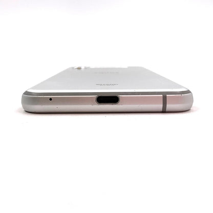 【全額返金保証】【最速発送】SHARP AQUOS sense 3 シルバーホワイト SH-M12 動作確認済