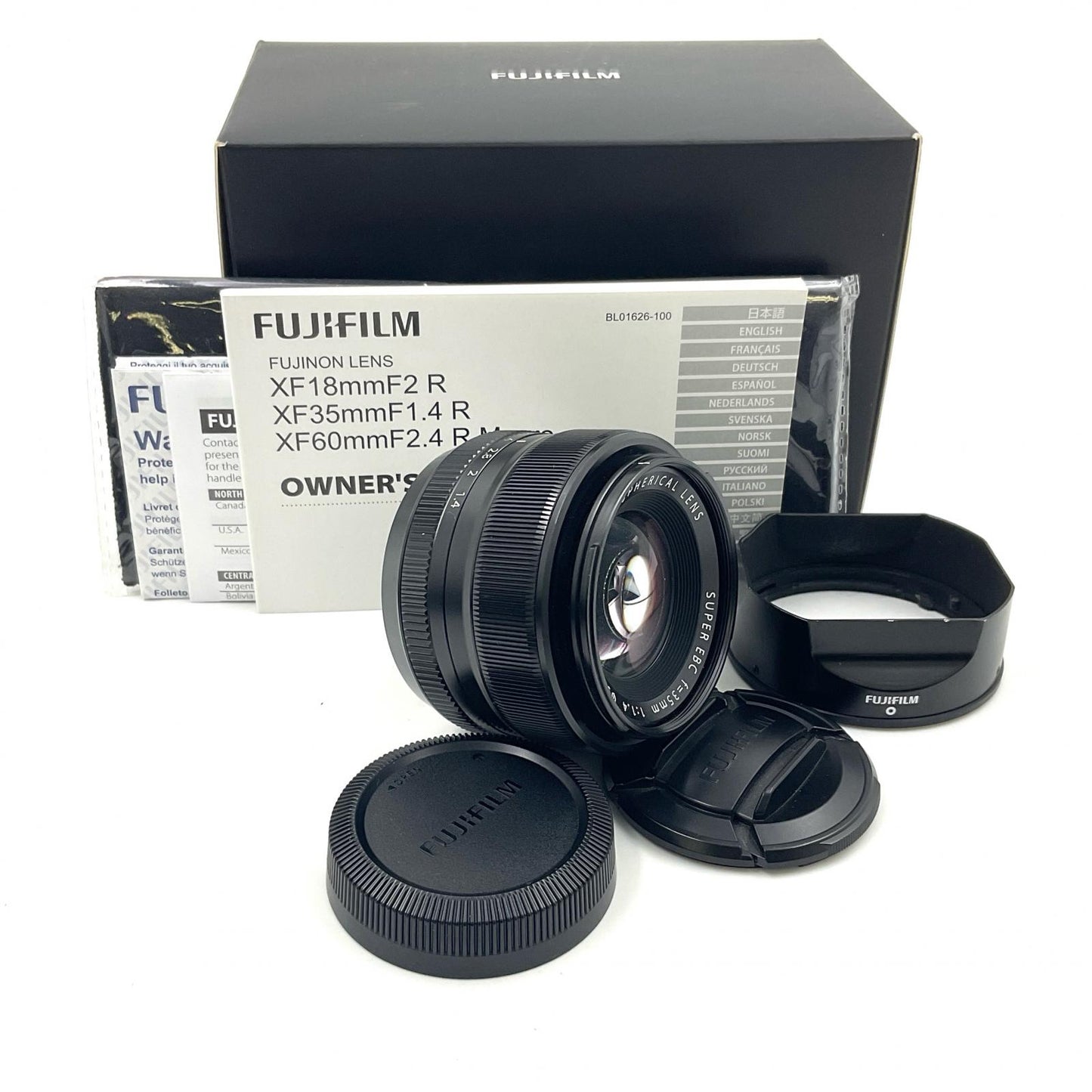【全額返金保証】【最速発送】FUJIFILM フジノンレンズ XF35mmF1.4 R 美品 動作確認済