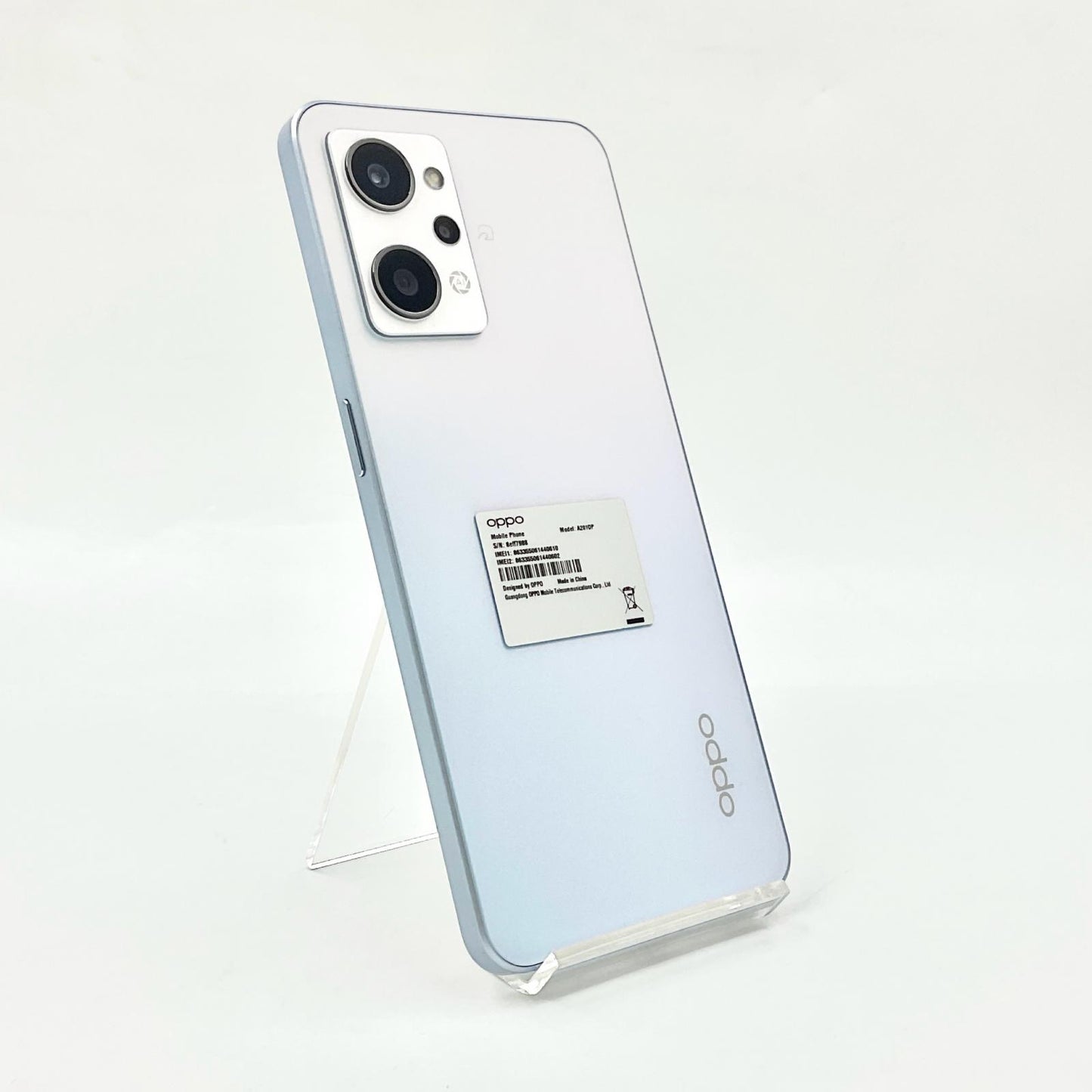 【全額返金保証】【最速発送】OPPO Reno 7A 128GB ドリームブルー Y!mobile A201OP 白ロム 動作確認済