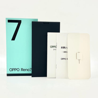 【全額返金保証】【最速発送】OPPO Reno 7A 128GB ドリームブルー Y!mobile A201OP 白ロム 動作確認済