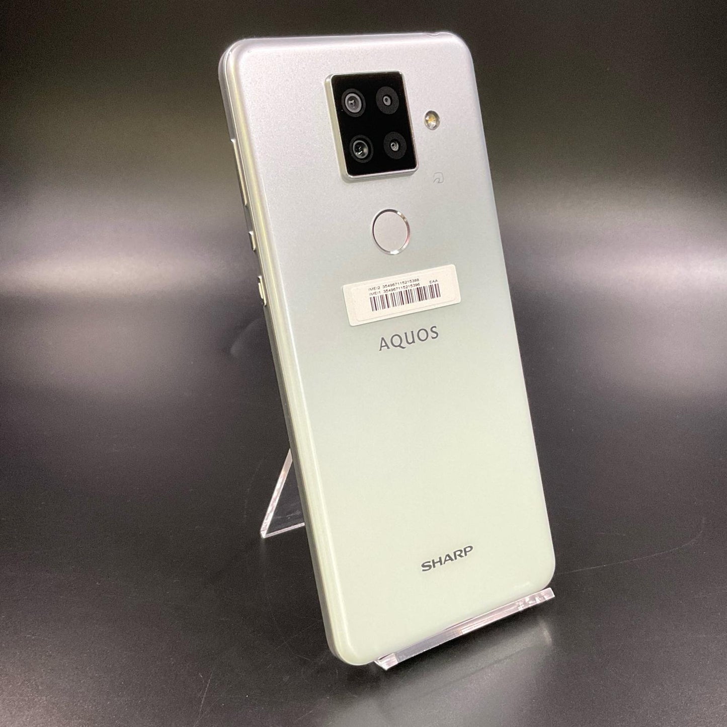 【全額返金保証】【最速発送】SHARP AQUOS sense4 plus 128GB ホワイト SIMフリー SH-M16 動作確認済