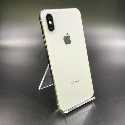 【最速発送】Apple iPhone iPhone X 256GB シルバー docomo 白ロム【難有】 82%