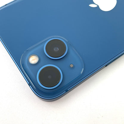 【全額返金保証】【最速発送】Apple iPhone iPhone 13 256GB ブルー docomo 白ロム 動作確認済 91%