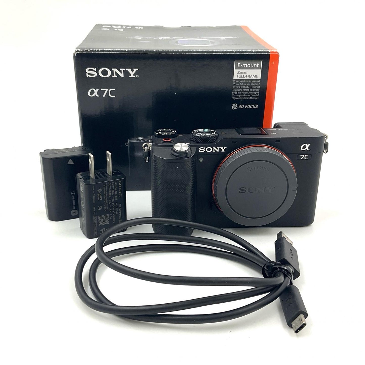 【全額返金保証】【最速発送】Sony デジタル一眼 α7C ILCE-7C ボディ ブラック 動作確認済