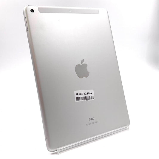 【全額返金保証】【最速発送】Apple iPad iPad 10.2インチ 第8世代 128GB シルバー WiFi+Cellular au 白ロム 美品 動作確認済