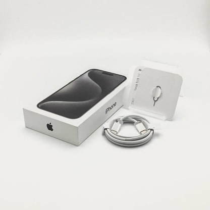 【全額返金保証】【最速発送】Apple iPhone iPhone 15 Pro 128GB ブラックチタニウム SIMフリー 美品 動作確認済 90%