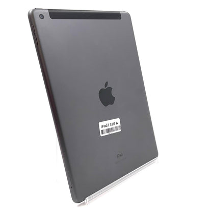 【全額返金保証】【最速発送】Apple iPad iPad 10.2インチ 第7世代 32GB スペースグレイ WiFi+Cellular au 白ロム 動作確認済