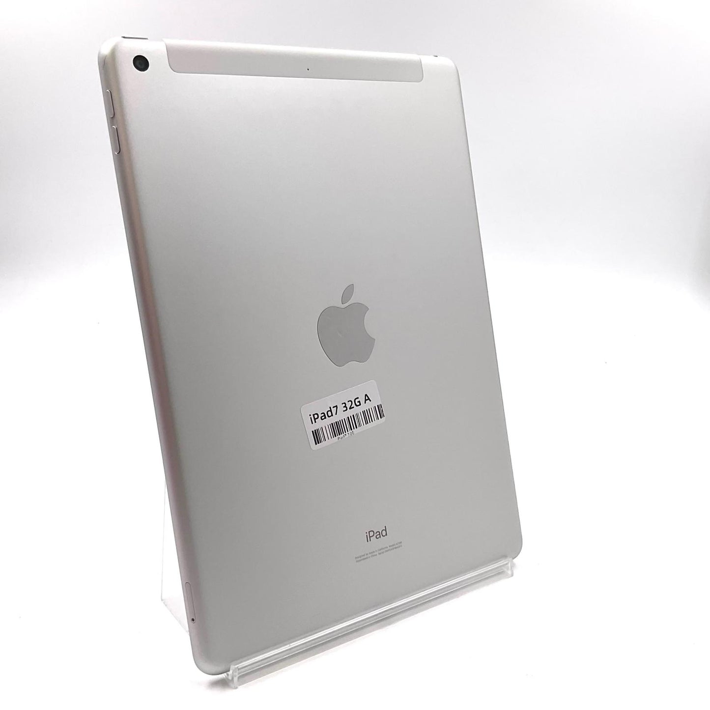 【全額返金保証】【最速発送】Apple iPad iPad 10.2インチ 第7世代 32GB シルバー WiFi+Cellular au 白ロム 美品 動作確認済