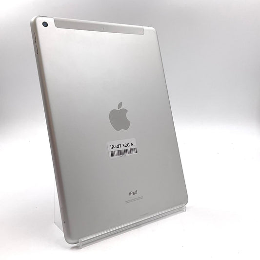【全額返金保証】【最速発送】Apple iPad iPad 10.2インチ 第7世代 32GB シルバー WiFi+Cellular au 白ロム 動作確認済