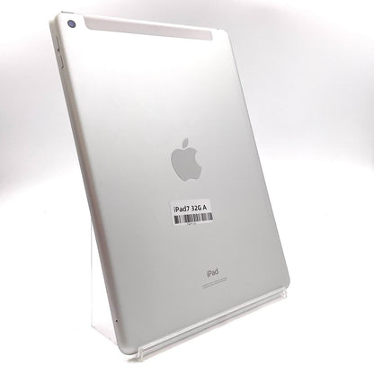 【全額返金保証】【最速発送】Apple iPad iPad 10.2インチ 第7世代 32GB シルバー WiFi+Cellular au 白ロム 動作確認済
