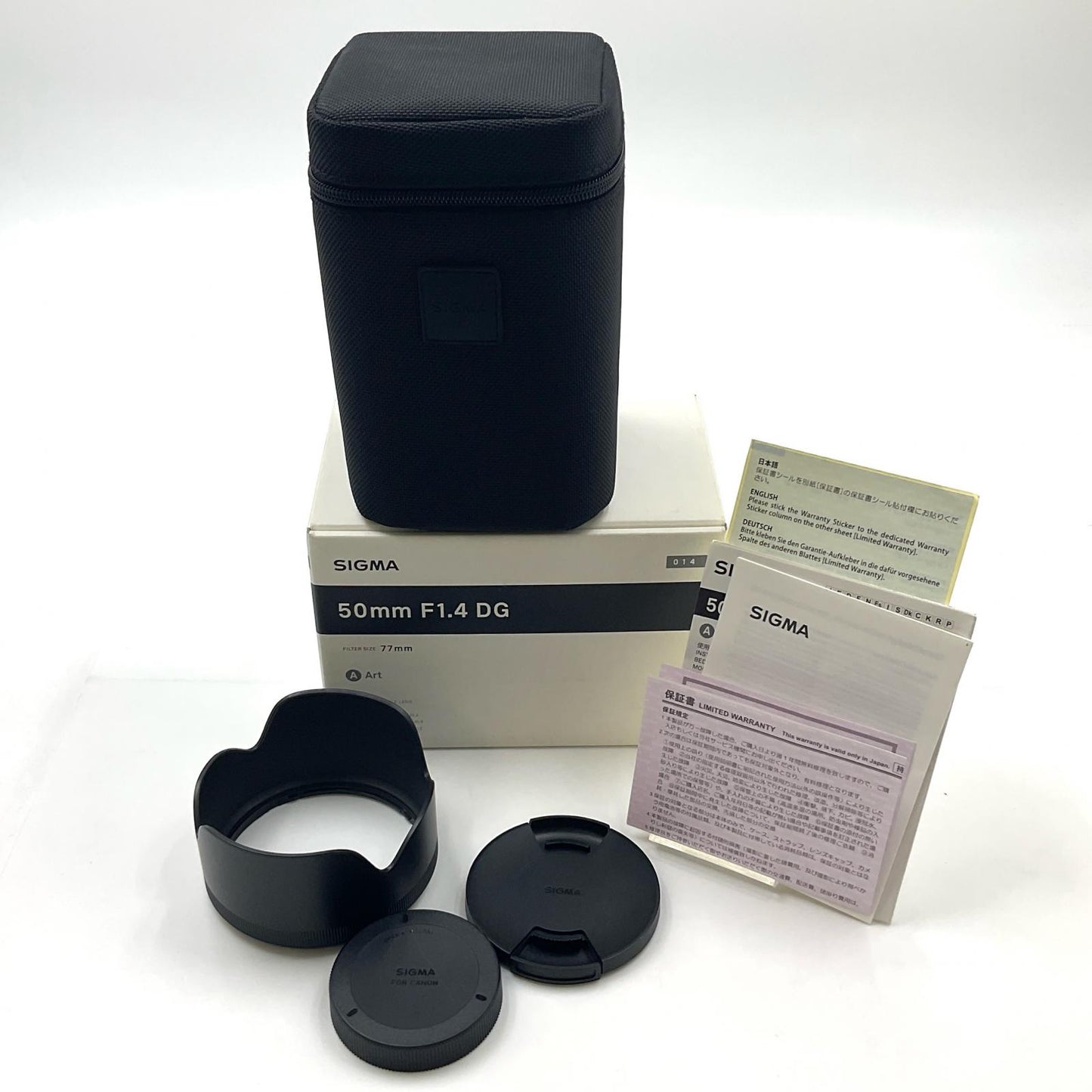 【全額返金保証】【最速発送】SIGMA 50mm F1.4 DG HSM [キヤノン用] 動作確認済