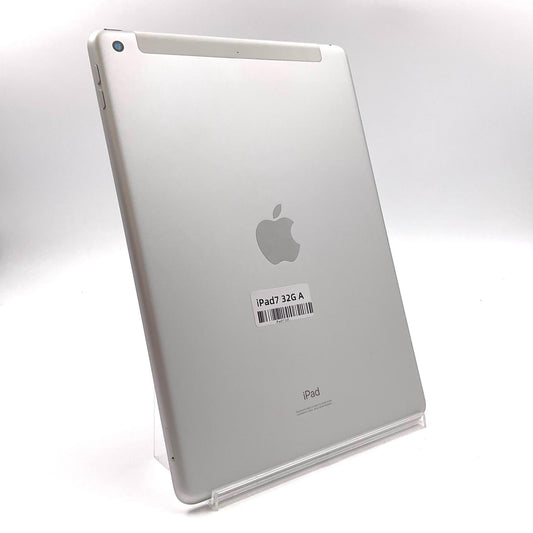 【全額返金保証】【最速発送】Apple iPad iPad 10.2インチ 第7世代 32GB シルバー WiFi+Cellular au 白ロム 美品 動作確認済