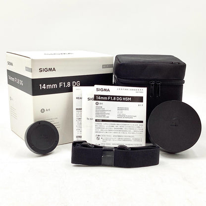 【全額返金保証】【最速発送】SIGMA 14mm F1.8 DG HSM [キヤノン用] 動作確認済
