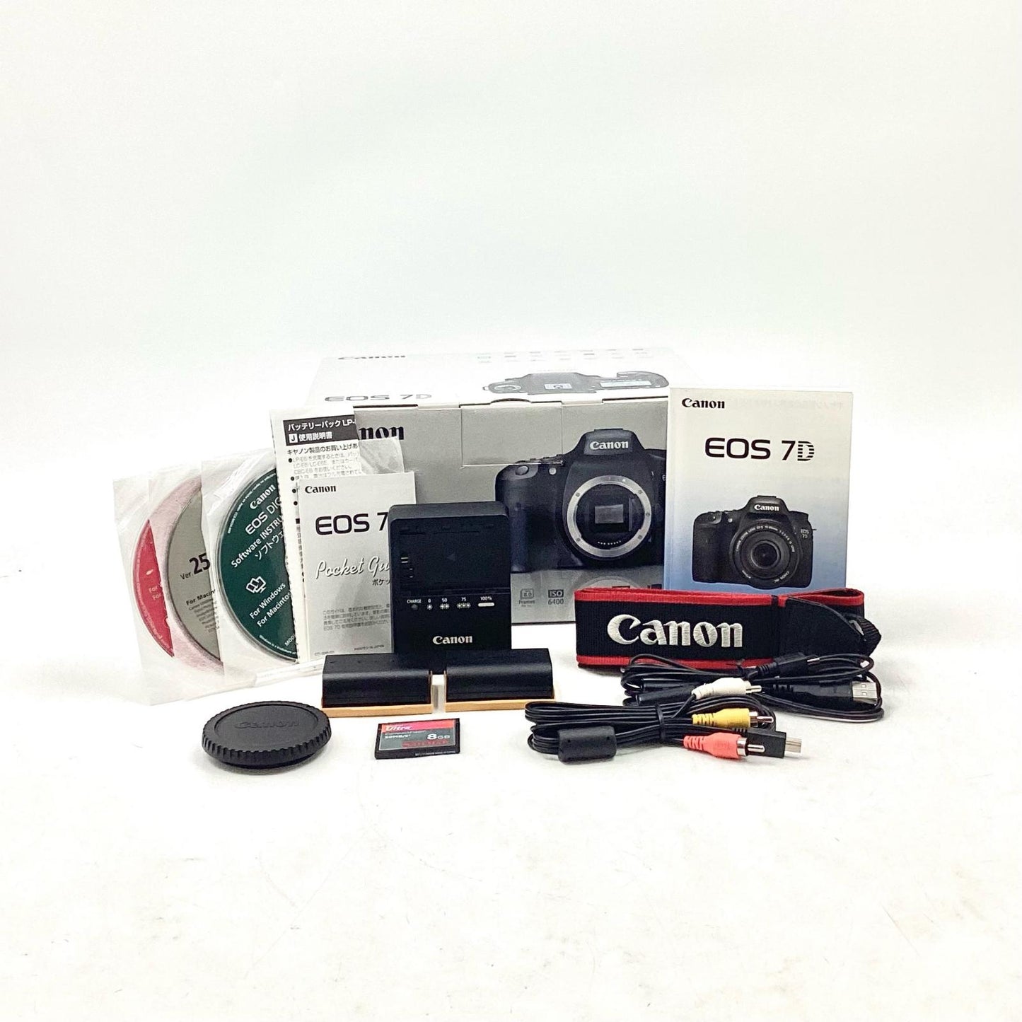 【全額返金保証】【最速発送】Canon デジタル一眼 EOS 7D ボディ ブラック 美品 動作確認済