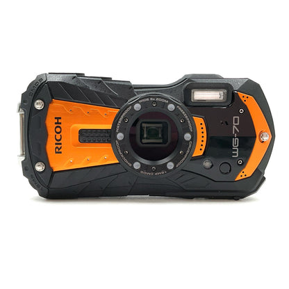【全額返金保証】【最速発送】RICOH コンパクトデジタルカメラ WG-70 [オレンジ] 動作確認済