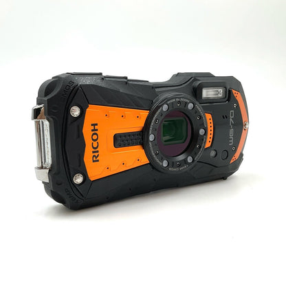 【全額返金保証】【最速発送】RICOH コンパクトデジタルカメラ WG-70 [オレンジ] 動作確認済