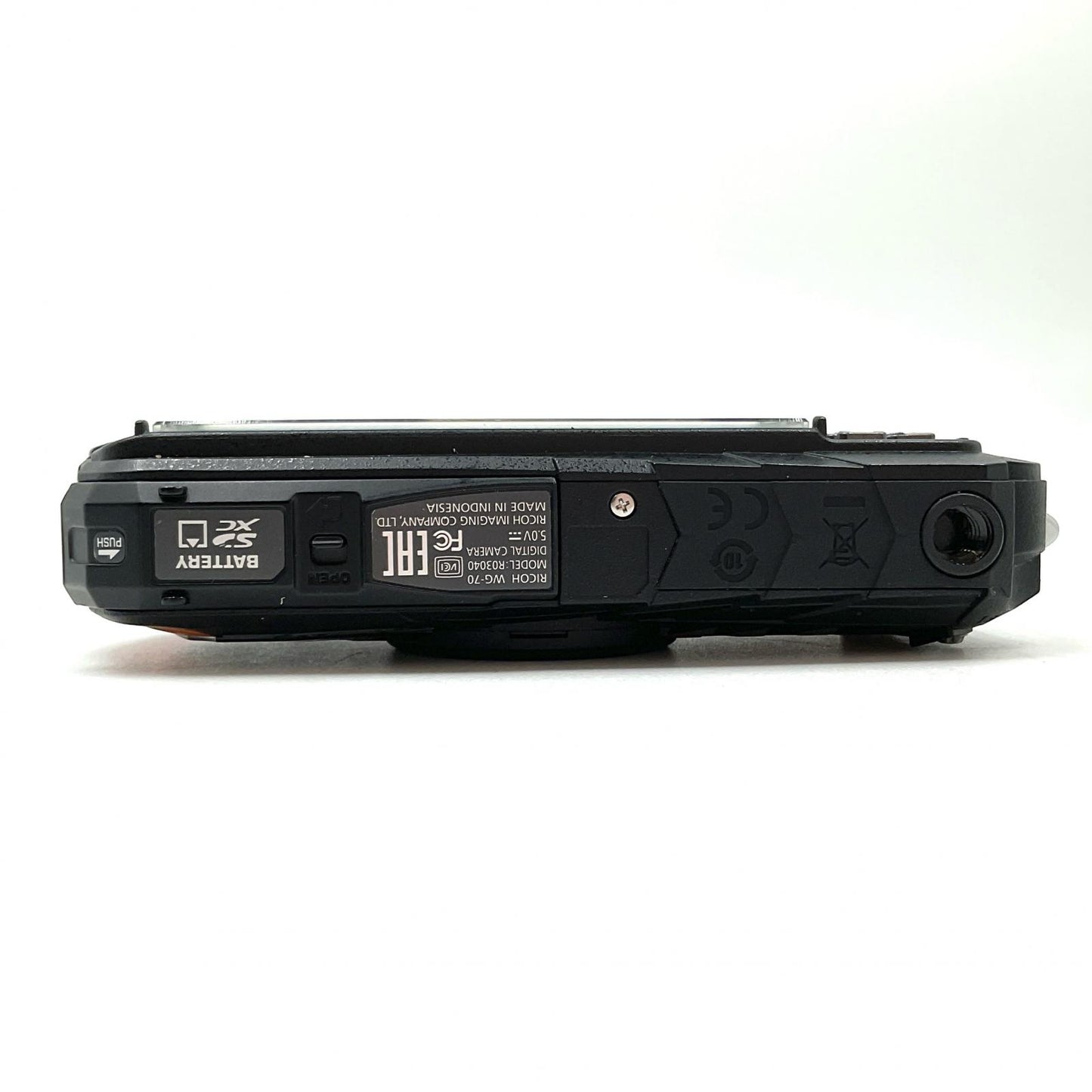 【全額返金保証】【最速発送】RICOH コンパクトデジタルカメラ WG-70 [オレンジ] 動作確認済